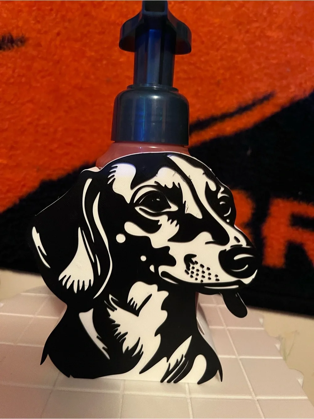 Dashound bath and body works soap holder